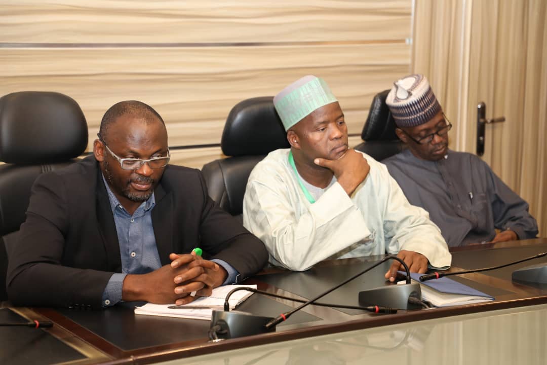 EastNse's tweet photo. The familiarisation visit by the Management team of Borno State University, led by its Vice Chancellor, Prof Umar Kyari Sandabe to the @nitdanigeria Corporate Head Office, Abuja @KabirWanori @KashimSM @GovBorno @BNMC_Borno @NseHeadquarters https://t.co/AJwKa8yN28