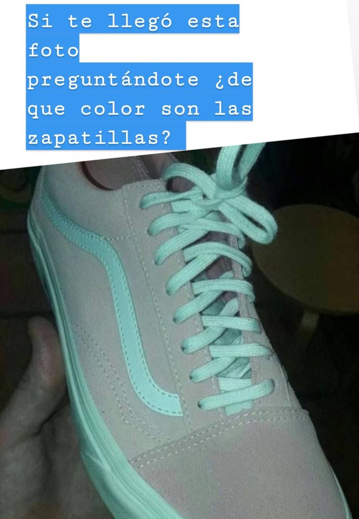 Fabricio Ballarini on Twitter: "DATO FALOPA Está una explicación muy FALOPA sobre como son las personas que perciben los colores de unas zapatillas según el color que Si las ves