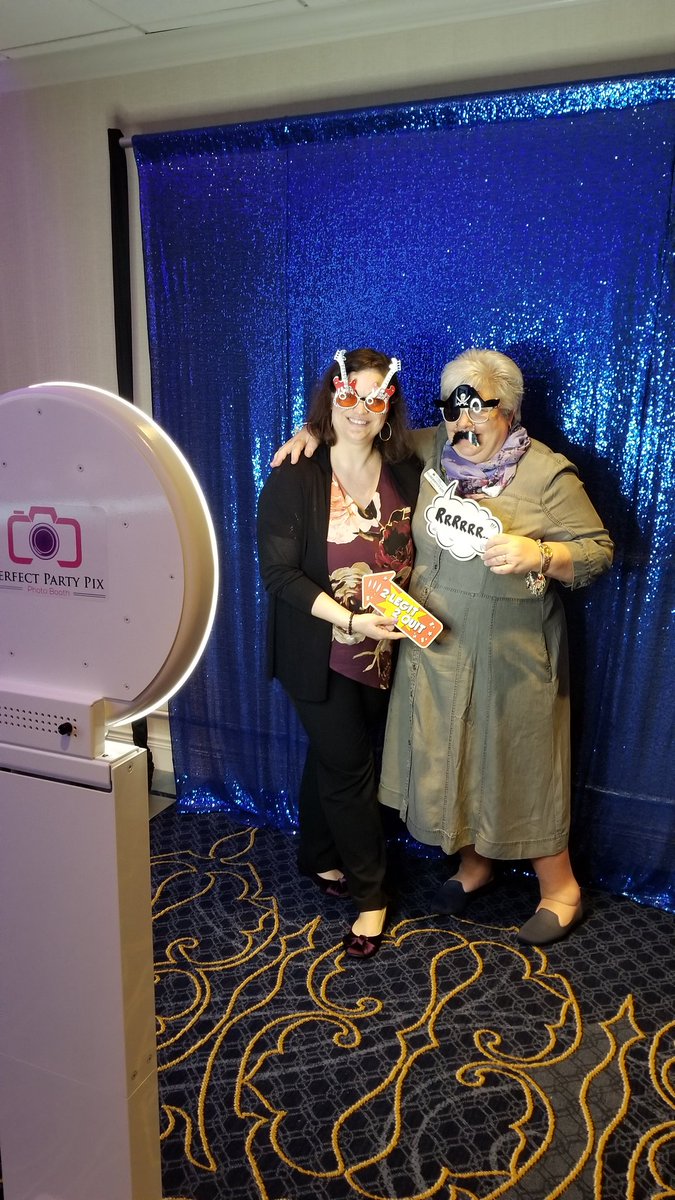 abpanc's tweet photo. Spotted at the @ASPANorg Conference in #nashville, #aspan board president Regina and @abpanc board president Vicki having some fun at the #abpanc volunteer reception photo booth. #perianesthesia #nurses #certifiednurse https://t.co/ITPVF8HmDy