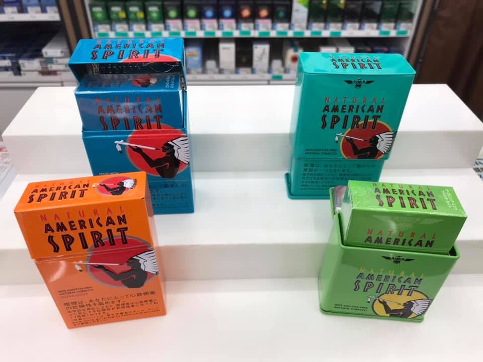 アメリカンスピリット限定品 缶製タバコケース5個セット レア