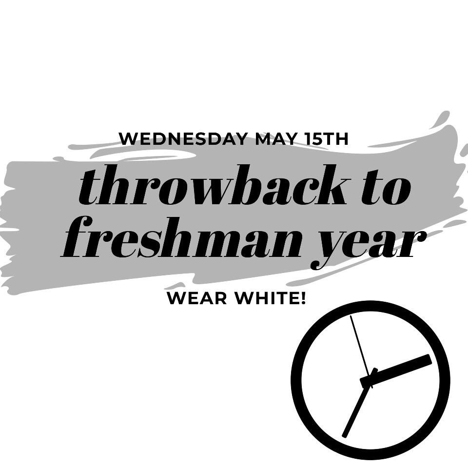 If you’ve missed the asb post here’s the rest of the spirit week!