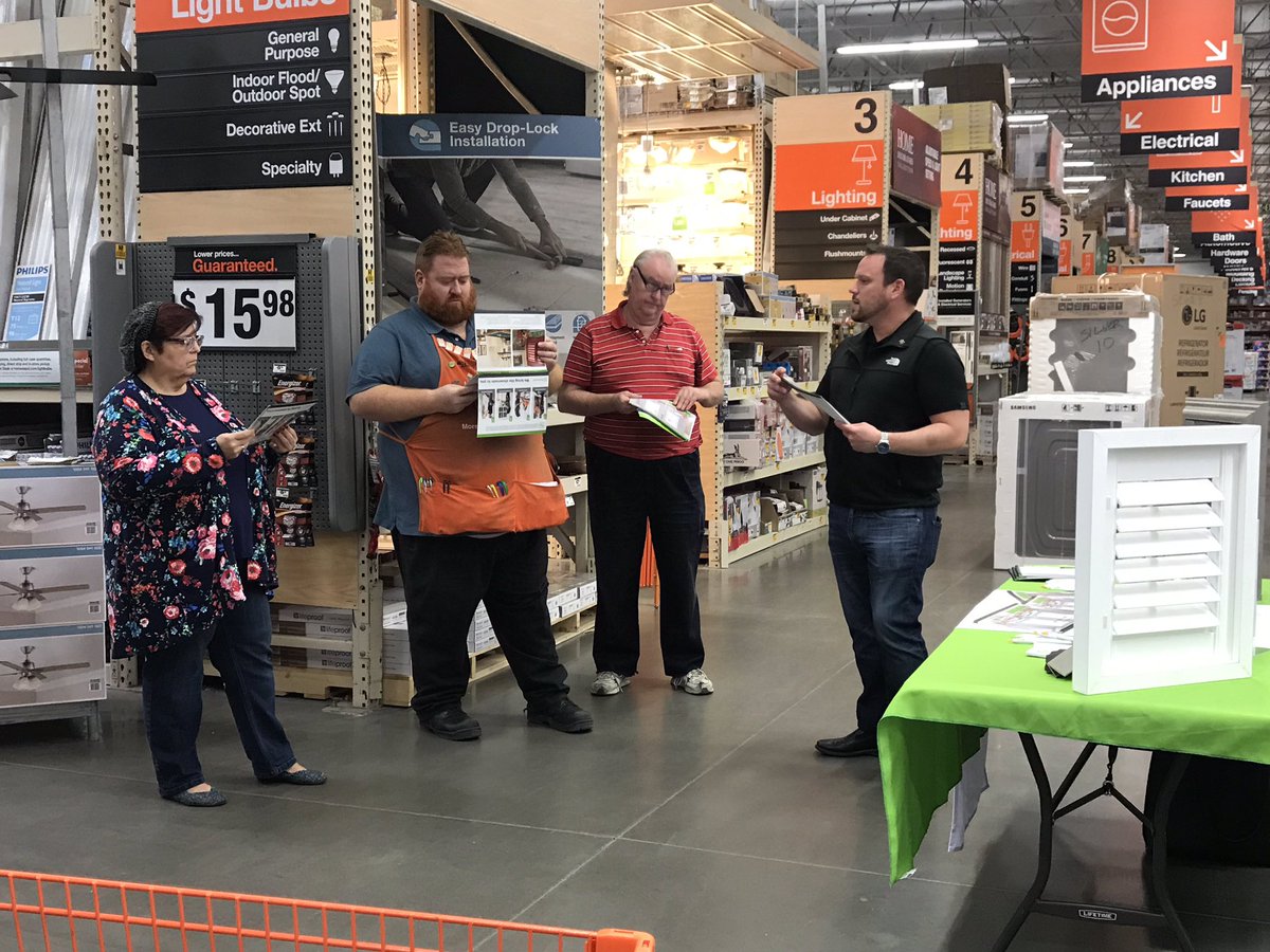 Super engaged today at Lompoc #thd6681. On the floor PK’s, helping customers, and creating leads.  #thehomedepot, #RockwoodShutters, #TeamWorkMakesTheDreamWork