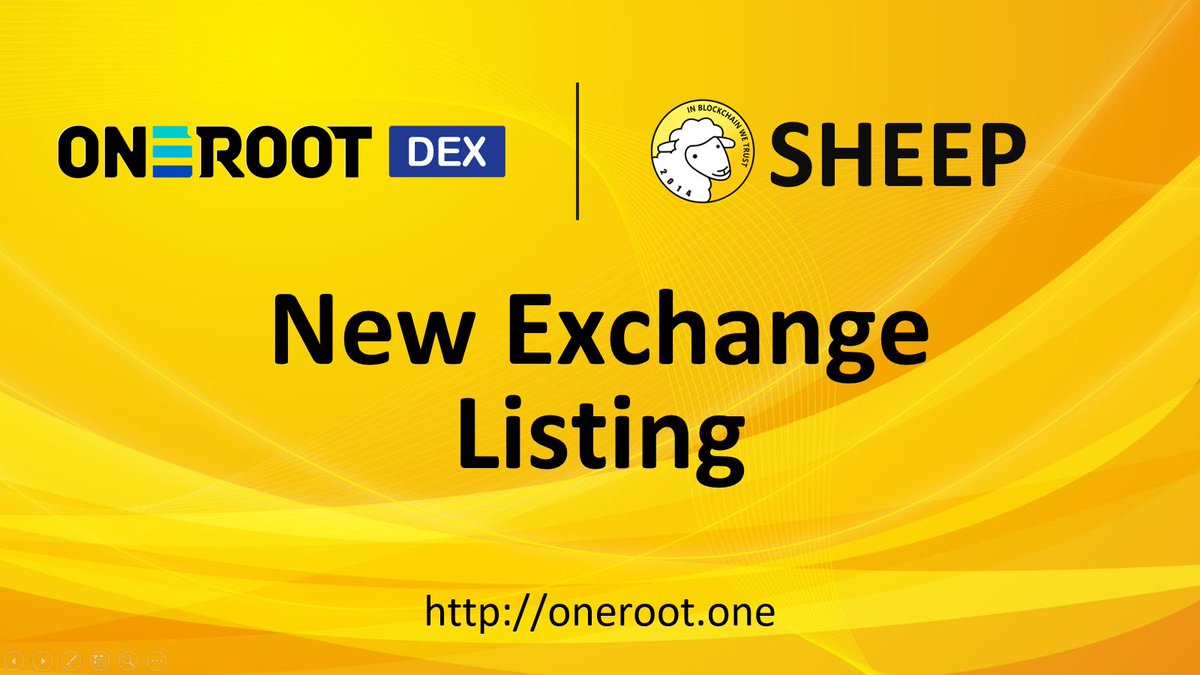 MembersheepB2B's tweet image. Sheep Coin new exchange listing! You can trade SHEEP now at @OneRootNetwork.