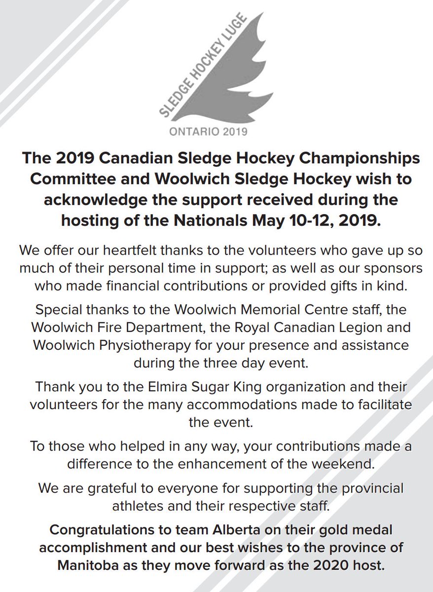 Sledge Nationals tweet media