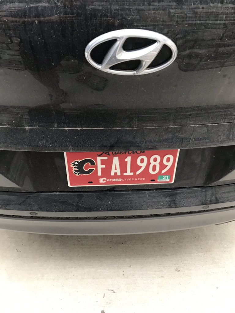 DoubleFours's tweet photo. @DownWithPopo I couldn’t believe it once we opened it up. #theoneandonly #flamesnation https://t.co/is5WqJOcFp