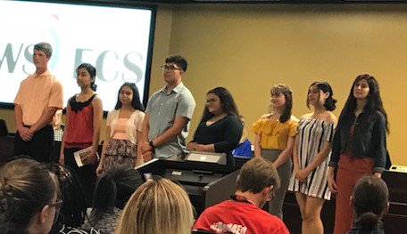 NoFoVikings's tweet photo. Congratulations to our Vikings for being recognized at tonight’s School Board meeting for the National History Day competition #VikingExcellence #WakeupKickbuttRepeat https://t.co/DW2i7svZ3D