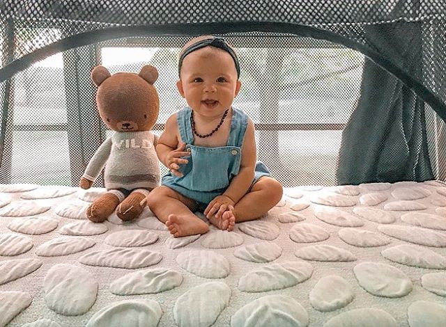 Because all babies deserve a safe space to sleep!
.
#repost beachykefer
.
Q. Where does Roam sleep? 
A. We thought building Roam’s room would be a piece of cake but it ended up being quite the challenge. When I started searching for ways to custom make a mattress for her “room”