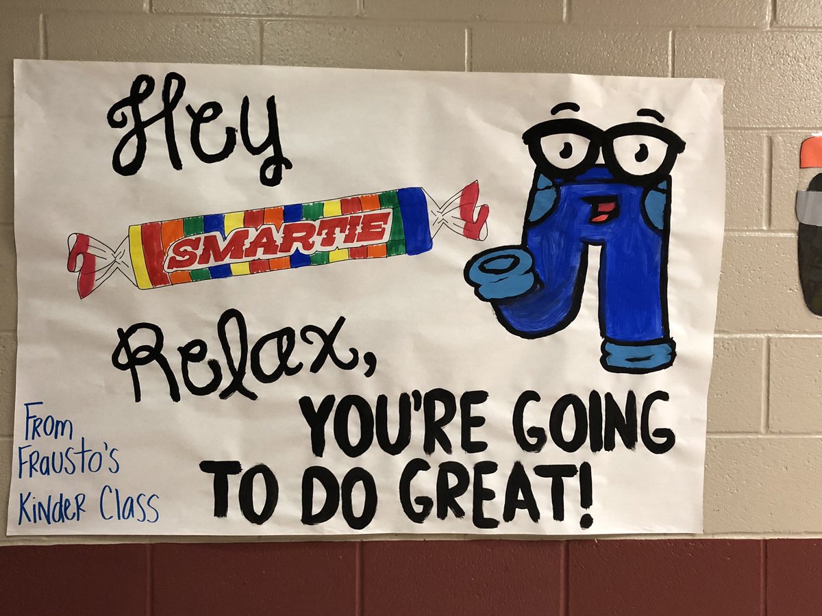 NjohnsonPierce's tweet photo. Our lower grade teacher and their students showing their support for our 3rd-5th grade students that are testing this week! Thank you for the motivational posters!!! #APierceStrong #TogetherWeCan https://t.co/EtLZyQbeVS