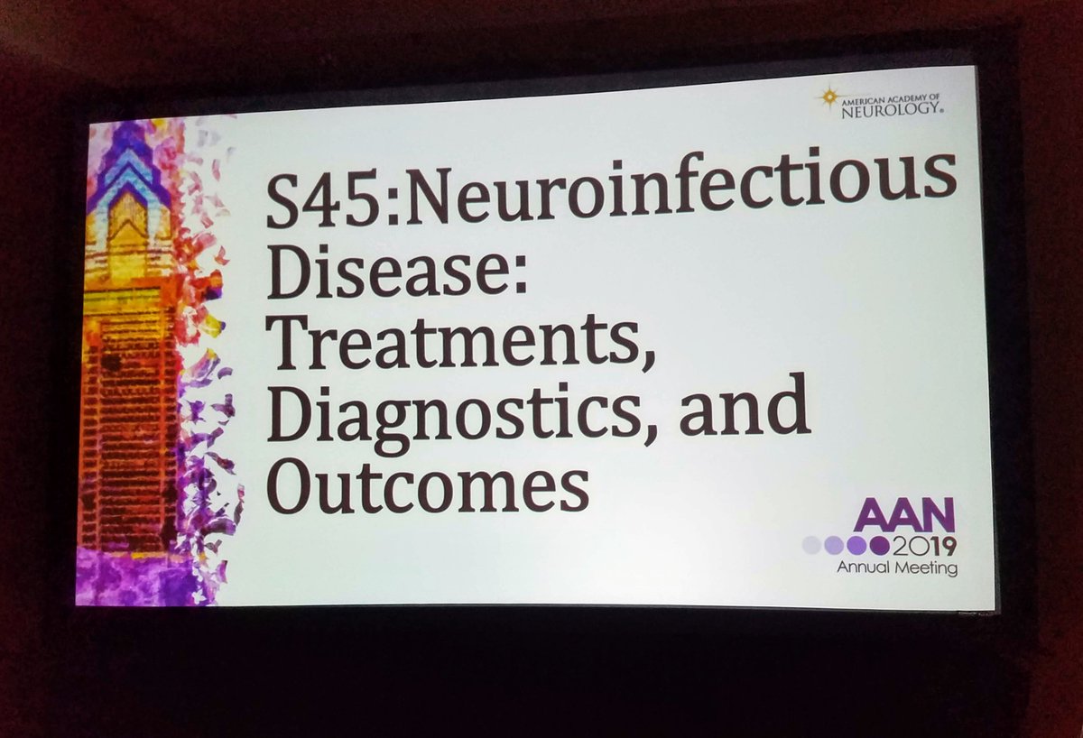 It was a privilege to present our work at #AANAM #AAN2019 Neuroinfectious Disease: Treatments, Diagnostics, and Outcomes. Thank you @LadNeurosurgery for the opportunity! @Dukeneurosurg @AANMember @WNGtweets