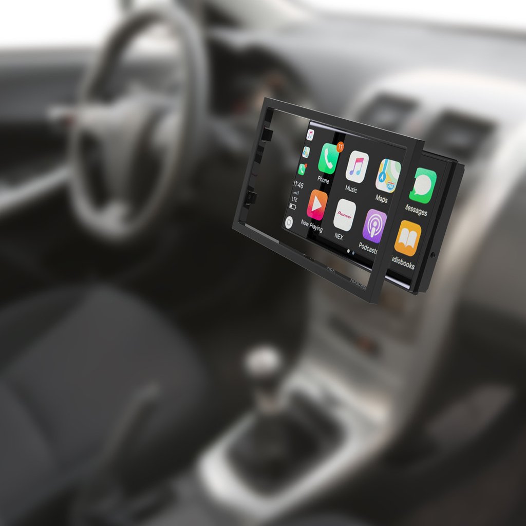 MetraElectronic's tweet photo. It's here! The 108-UN01 is a universal trim ring designed for the new Pioneer 8" radio (DMH-C5500NEX). Learn more about our new kits for @pioneerusa at https://t.co/W85b2kQGzi.

#MetraElectronics #WeAre12volt #DashKit #PioneerCarAudio #CarAudio #MobileElectronics https://t.co/2mSF0PDLLq