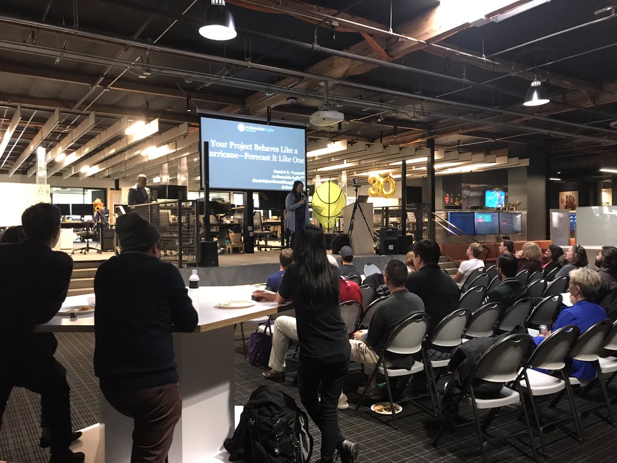 Tim Doherty (@timcdoherty) on Twitter photo Your Project Behaves Like a Hurricane. Forecast it Like One. Happening right now at <a href="/procoreeng/">Procore Engineering</a> with <a href="/danvacanti/">Daniel S Vacanti</a> <a href="/SBAgile/">SB Agile Meetup</a> <a href="/sbjavascript/">SBJS</a> Your Project Behaves Like a Hurricane. Forecast it Like One. Happening right now at <a href="/procoreeng/">Procore Engineering</a> with <a href="/danvacanti/">Daniel S Vacanti</a> <a href="/SBAgile/">SB Agile Meetup</a> <a href="/sbjavascript/">SBJS</a>