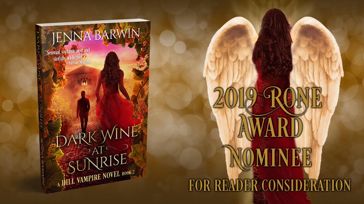 JennaBarwin's tweet photo. Will you vote for this #Angel? Dark Wine at Sunrise is a #RONE2019 Nominee!
Go here: https://t.co/Yd4slJ5skY
Voting ends May 19, 2019.
#mysteryromancereaders #pnr #booklover #booklovers #fantasy #RomanticSuspense #paranormalromance #urbanfantasy #loveromancebooks https://t.co/1bp4mw2Wcr