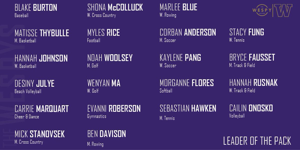 WSAAC's tweet image. Our first award of the night! Leader of the Pack