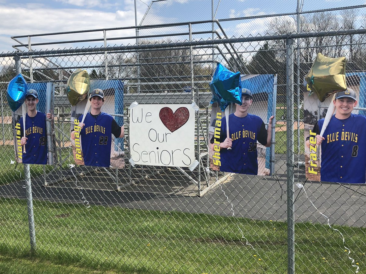 Seniors <a href="/bfrazer28/">Bennett Frazer</a> <a href="/zachary34_34/">Zach Sherman</a> <a href="/HonishHayden/">Hayden Honish</a> and <a href="/andrewramage_/">Andrew Ramage</a> all had big days. Walk off over Algoma 5-4. Bennett broke the all time <a href="/GoOconto/">OUSD</a> AB record, and we as a team broke the single season SB record with number 100. Stay hot! <a href="/WIBallCentral/">Wisconsin Baseball Central</a> @PBRWisconsin