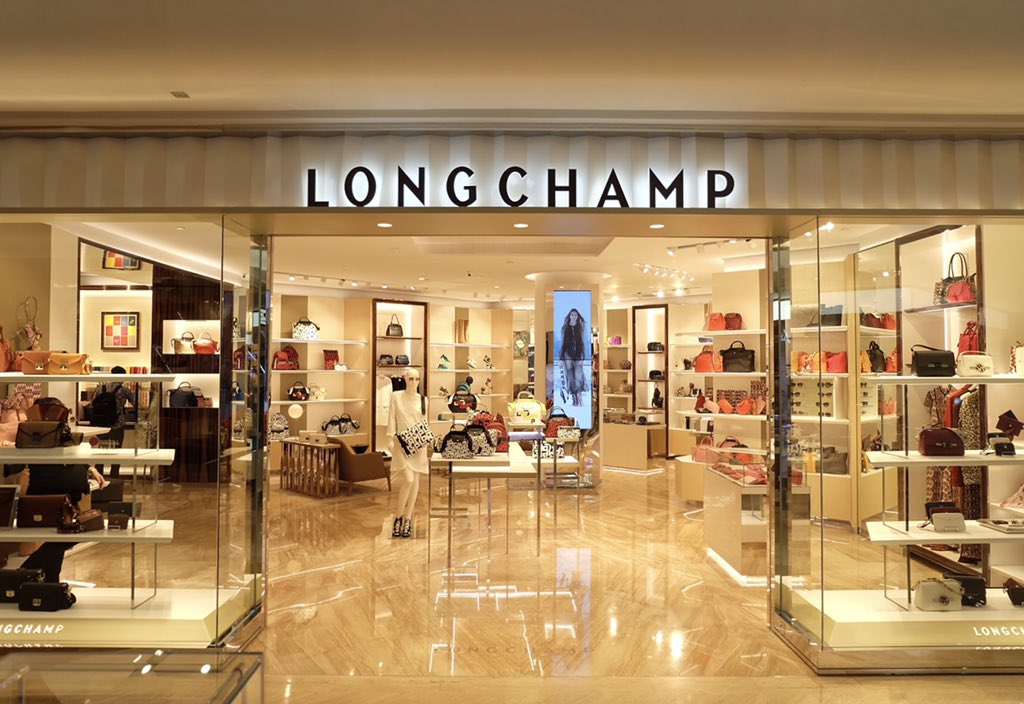 The newly renovated Longchamp store is 