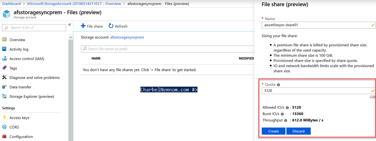 CHARBELNEMNOM's tweet image. It's time to upgrade #AzureFileSync share to #AzureFiles premium. Start here and boost your #Azure file share performance @ docs.microsoft.com/en-us/azure/st… #AFS #AzureStorage