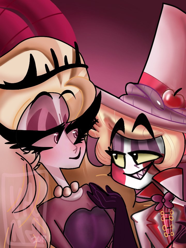VCakez's tweet photo. Soooo... I think I'll start posting more Art's here on my account ,
Because recently I post shitposts and stuff :/ So prepare for real cringe content I guess , Also #HazbinHotel  #myart https://t.co/w1AigL1nFw