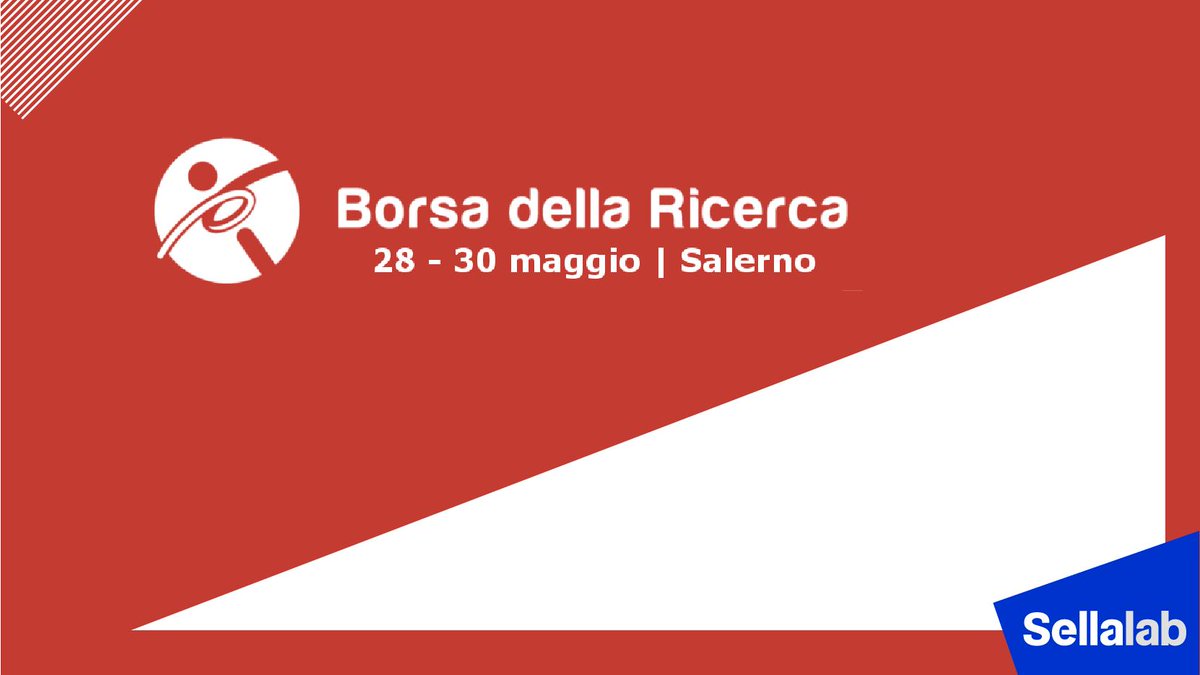 sellalab's tweet image. Dal 28 al 30/05 saremo a #Salerno per il Forum Borsa della Ricerca. Un’iniziativa che favorisce il contatto tra il mondo della #ricerca, aziende, #startup, incubatori e investitori, con l’obiettivo di creare un hub di sistema a sostegno dell’innovazione. #bdr19 #borsadellaricerca