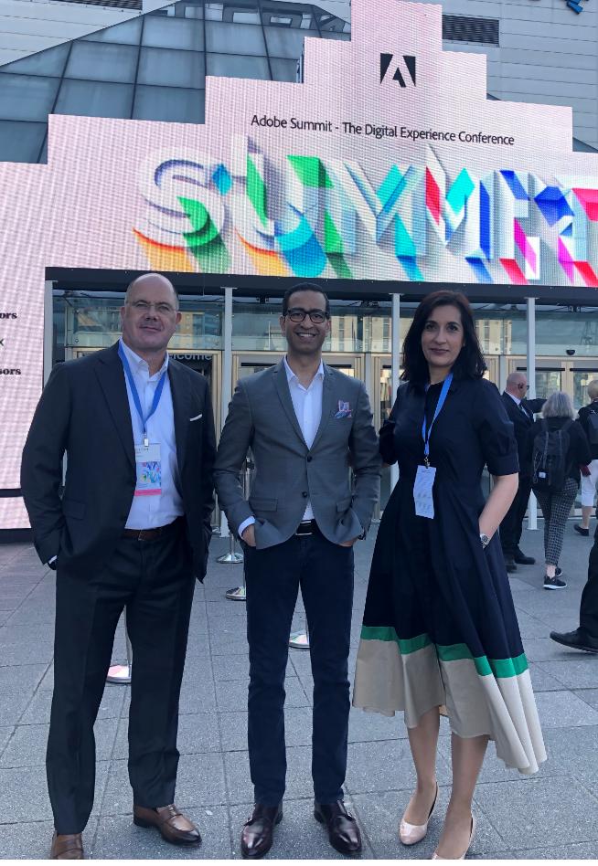 SanjayBrahmawar's tweet photo. We are at the @AdobeSummit EMEA, to announce @SoftwareAG 's global partnership with Adobe. https://t.co/HdS1GDtPyL. Stay tuned. Will keep you posted. https://t.co/ysWu9qWmu3
