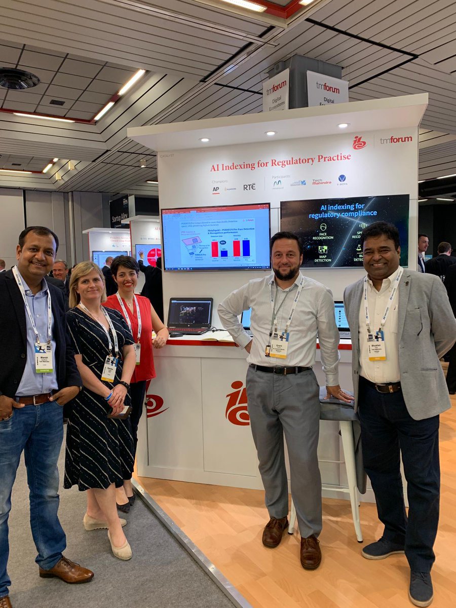 tech_mahindra's tweet photo. Proud to be leading and solving key industry problems related to unbiasness in newsroom storytelling and content compliance for Media & Entertainment industry. Meet Team Catalyst at Booth No. 329 #TMFDigital #RADIQal https://t.co/CzMcwdFm4u