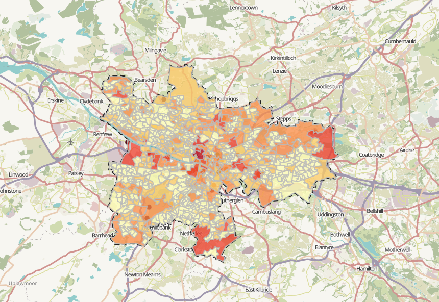 We recently updated our interactive map for Glasgow's historic built environment. It presents info about listed buildings, housing demographics, the Buildings at Risk Register and recent fires amongst other statistics we hope people will find useful!  bit.ly/30sMPw6