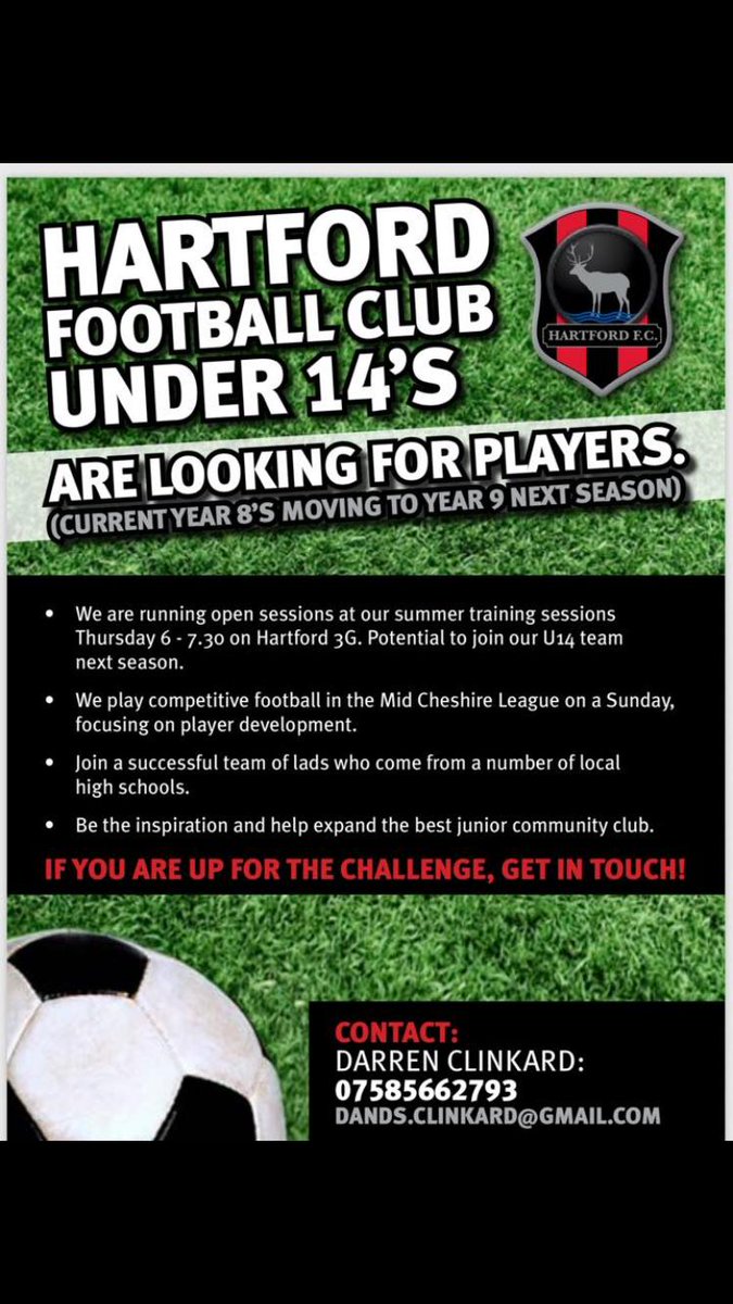 Hartford_FC's tweet photo. Planning for the next season already ...Year 9s are you interested contact Darren ☎️☎️💻💻 https://t.co/xm9XEMGDO6