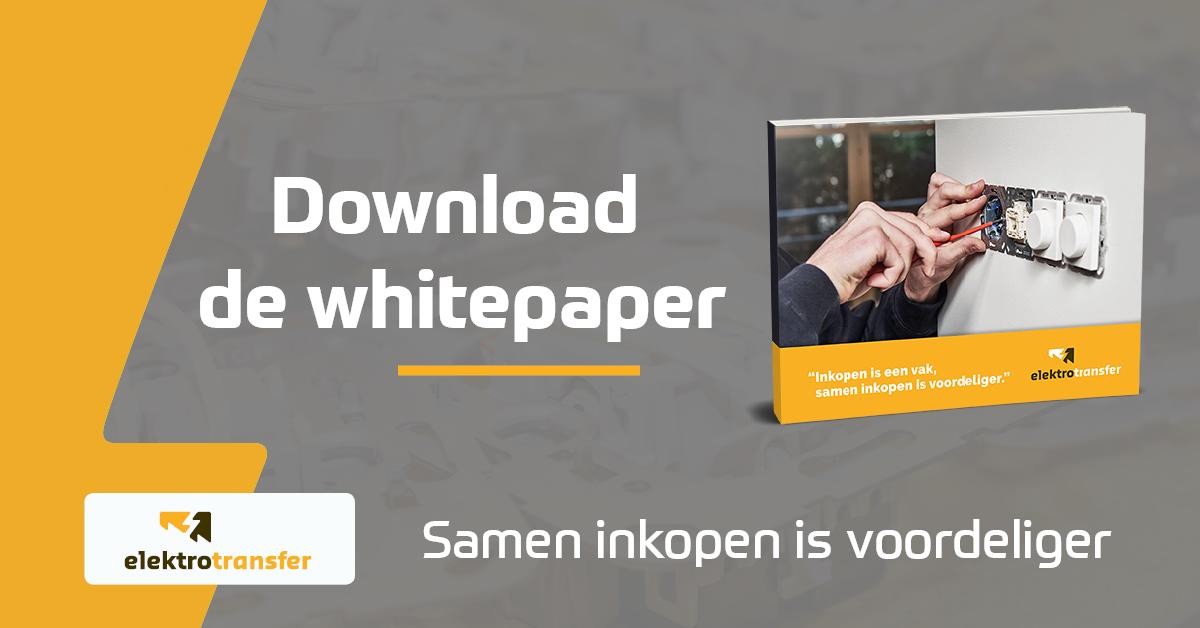 Inkopen is een vak!
Inkopen via Elektrotransfer is inkopen zoals je dat gewend bent. 

Wij zitten continu bovenop de beste condities om voor jou alles uit je inkoop te halen. 
Download de Whitepaper om te lezen hoe en wat.

pos.li/2c0hvl

#inkopen #installateur