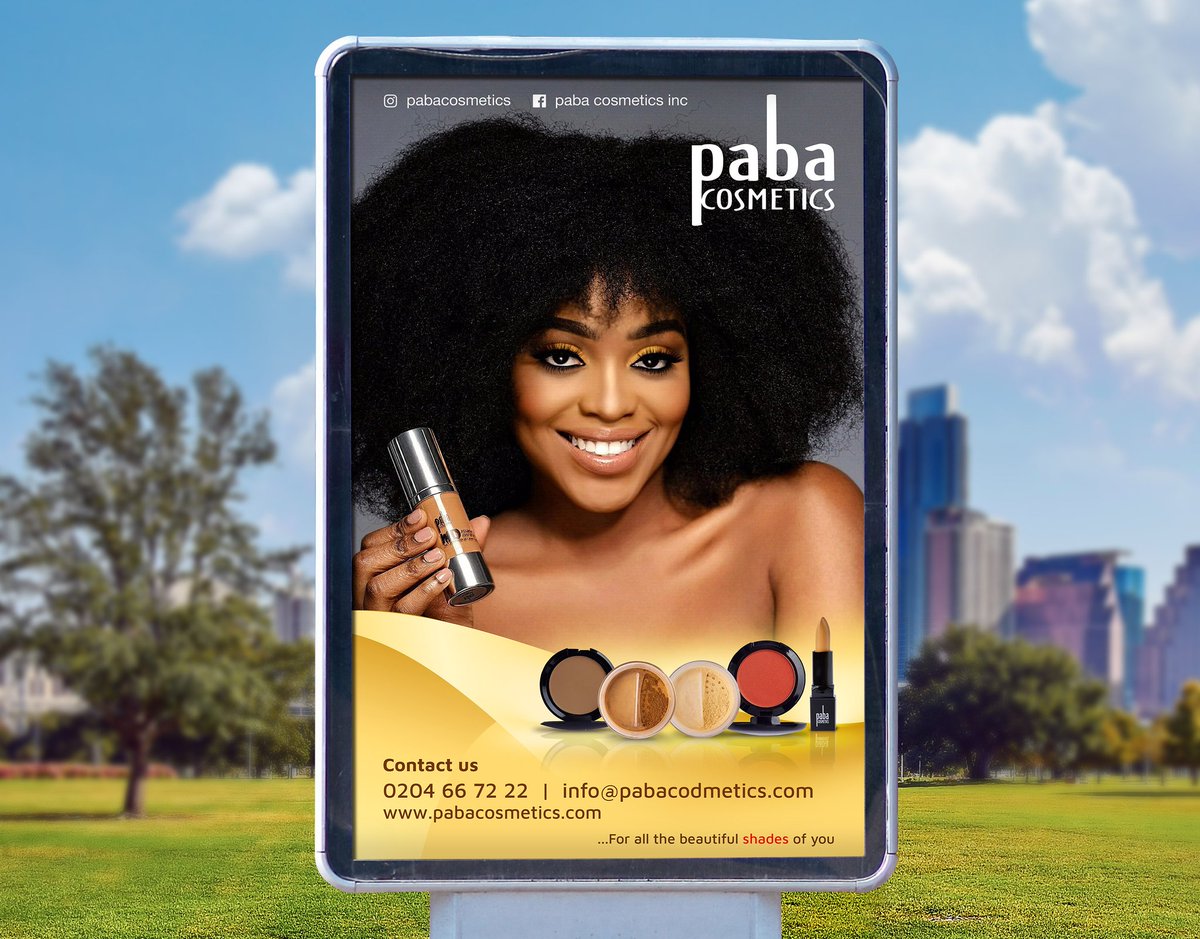 edioAfrica's tweet photo. Our design solution for Paba Cosmetics. The Canadian brand needed a new design flavour. #paba #pabacosmetics #cosmetics #madebyedio #edio #accra #ghana #Canada https://t.co/mmx30JJPo3