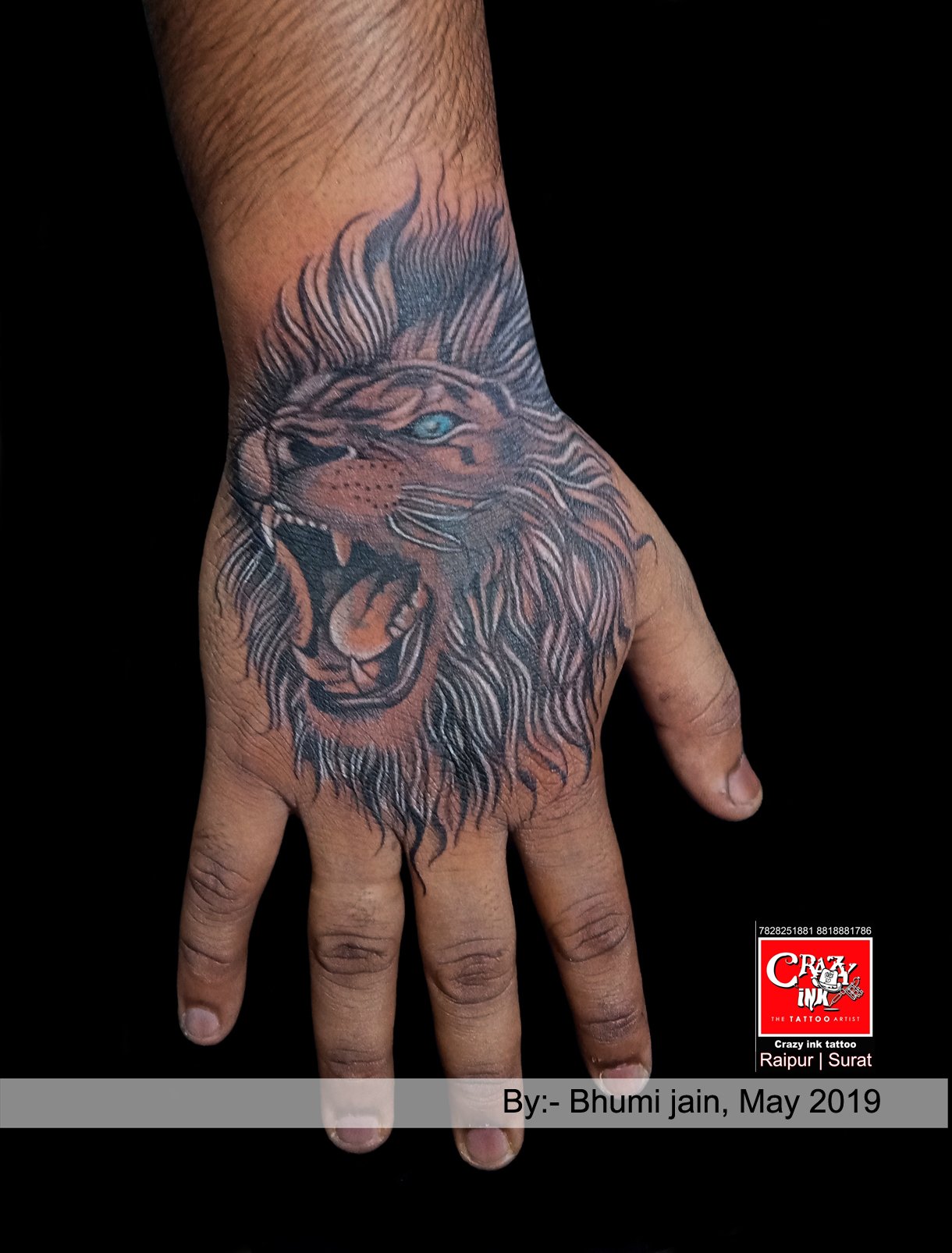 Lion Tattoo Png Transparent Images Little Singham Lion Tattoo Png Download Transparent Png Image PNGitem