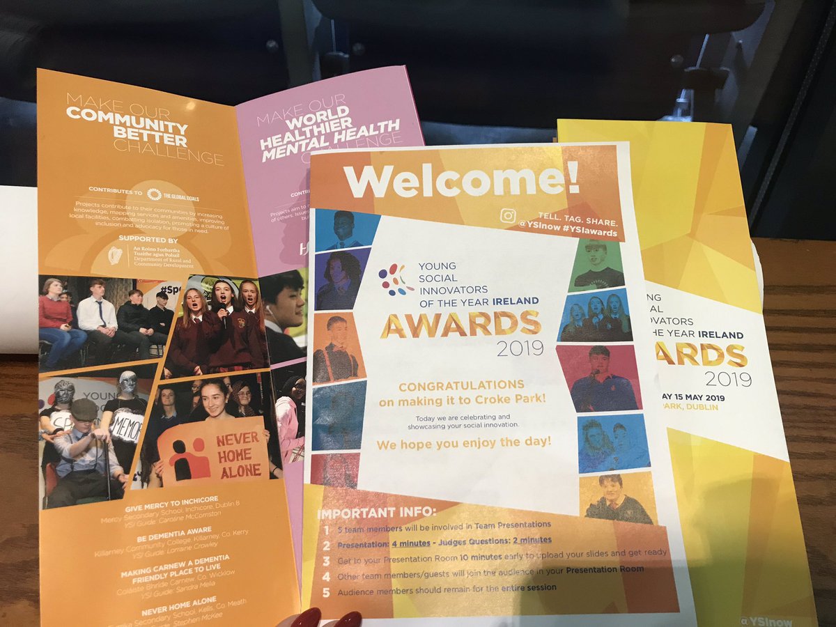 A huge good luck to our TYs <a href="/Mercy_YSI/">Give Mercy to Inchicore</a> at <a href="/YSInow/">Young Social Innovators</a> awards in Croke Park 🙌🏻 we are all rooting for you 🤞🏻 you already winners in our eyes 🤩