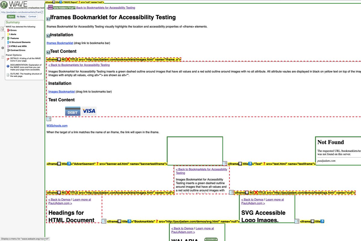 Paul J Adam On Twitter Html Codesniffer Also Fails Iframe