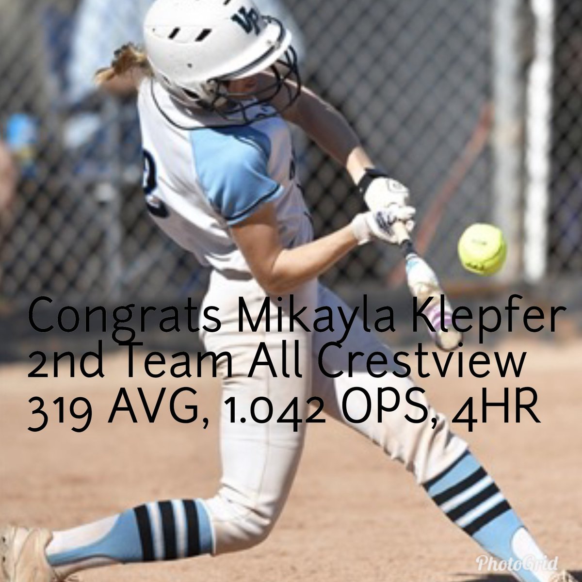 VPSoftball's tweet photo. Congrats to our Crestview and OC award winners. Skylar Chavez League Co-MVP. 1st team: Kaci Branch &amp; Samantha Simons. 2nd team: Mikayla Klepfer. Honorable mention: Sammie Olivo, Makenna Mitchell &amp; Mika Jones. @ocvarsity @ocvarsityguy @VPHSathletics @DrKenMiller1 https://t.co/PxrFc2Z81t