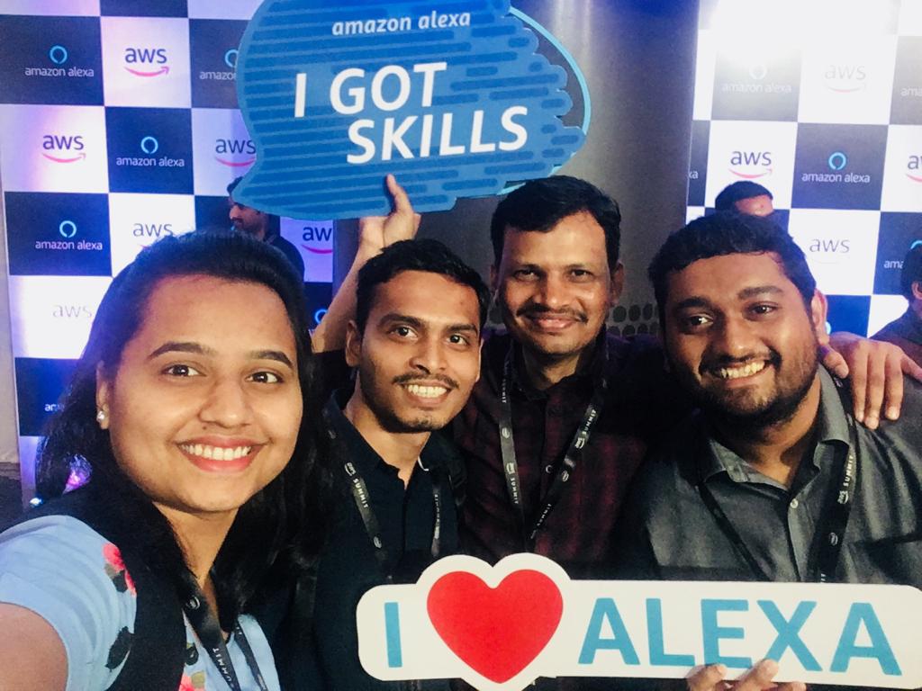 AaAakash1801's tweet image. #awssummit2019 #ilovealexa😁
#bombayexhibitioncenter