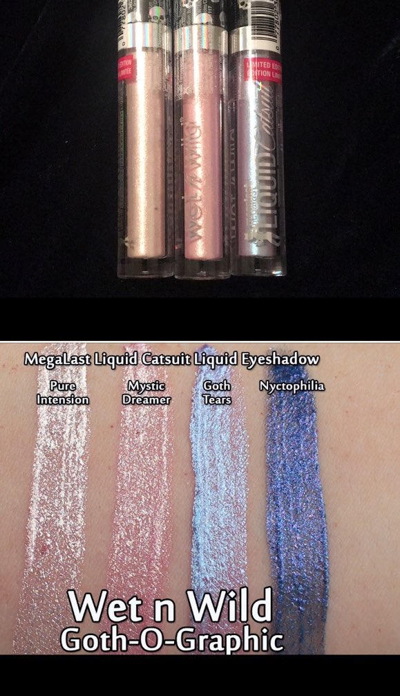 Another  @wetnwildbeauty favourite. liquid catsuit eyeshadows are BOMB. The metallics are glittery, gorgeous and perfect when you don’t feel like getting out loose glitter but want to add a pop. I used to use “pure intention” as highlighter. The mattes are pretty too! Only $4.99!