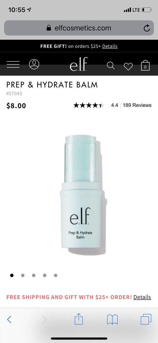 Now I don’t really prime my skin with primers usually but I do believe in hydrating tf out of your skin. This  @elfcosmetics prep and hydrate balm is AMAZING at getting your skin ready for makeup. It’s supposed to be a milk makeup dupe, and it’s only $8.00