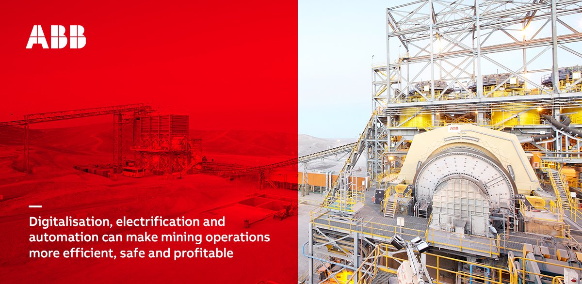 MESAssociation's tweet photo. @ABB_Australia is proud to be a major sponsor and exhibitor of the #MESC30 conference.
Find us at stand 8 & 9 and speak to us on how #ABB can support your mine operation in #digitalisation, #electrification & #automation.
Watch a video on the digital mine: https://t.co/V0WS4GhVa5 https://t.co/txiUMzSS8J