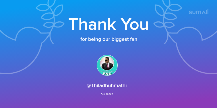 mremuh's tweet photo. Our biggest fans this week: Thiladhuhmathi. Thank you! via https://t.co/ieiR4WzaYE https://t.co/97h9xhpXvu
