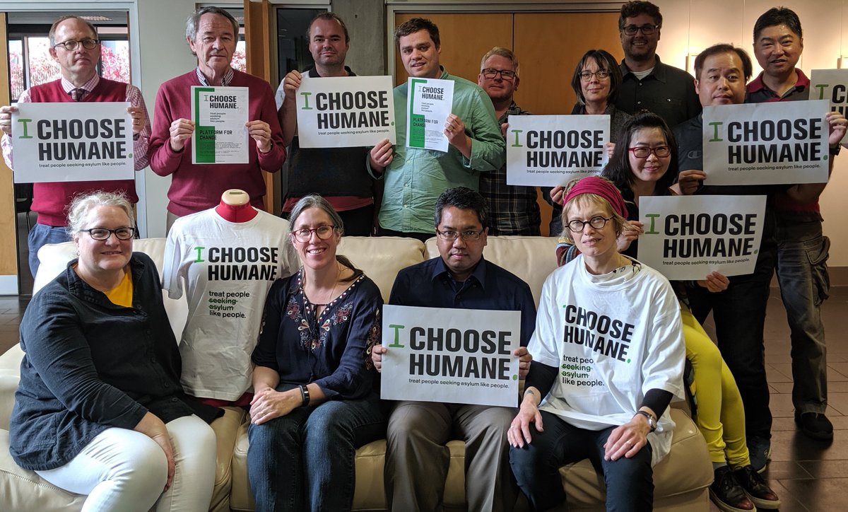 Pilgrim Theological College students #choosehumane  for people seeking asylum.  <a href="/PilgrimTheolCol/">Pilgrim Theological College</a>