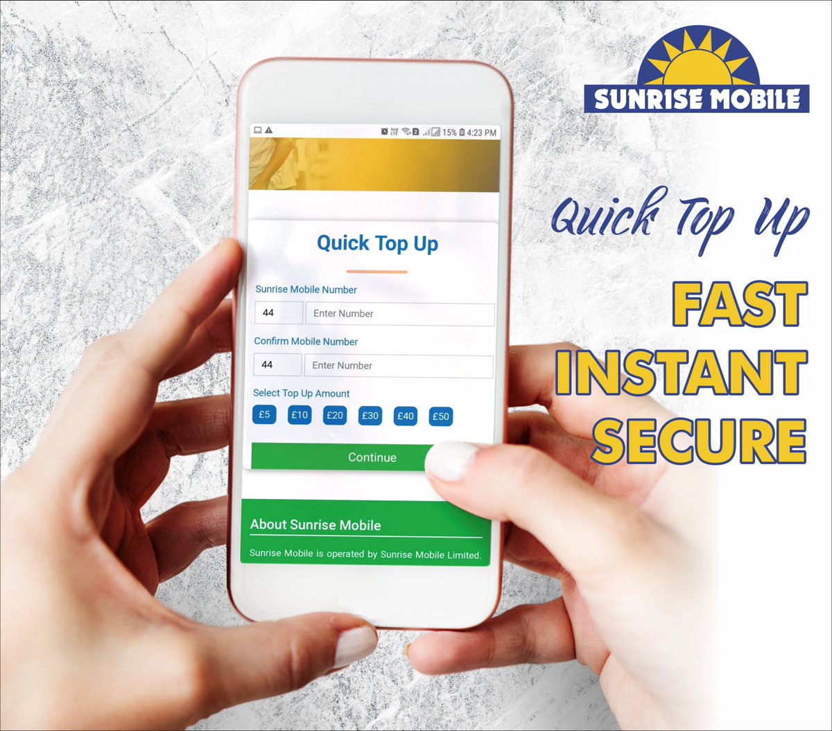 Top up your prepaid mobile in moments at sunrisemobile.co.uk/quick-topup. Just enter your number you want to top up and it’s done instantly. #sunrisetopup #sunrisesim #sunrisemobile #london #uk #telecomcompany #mobilesim #phonesim #simcard #simcarduk #ordersimuk #ordersimlondon