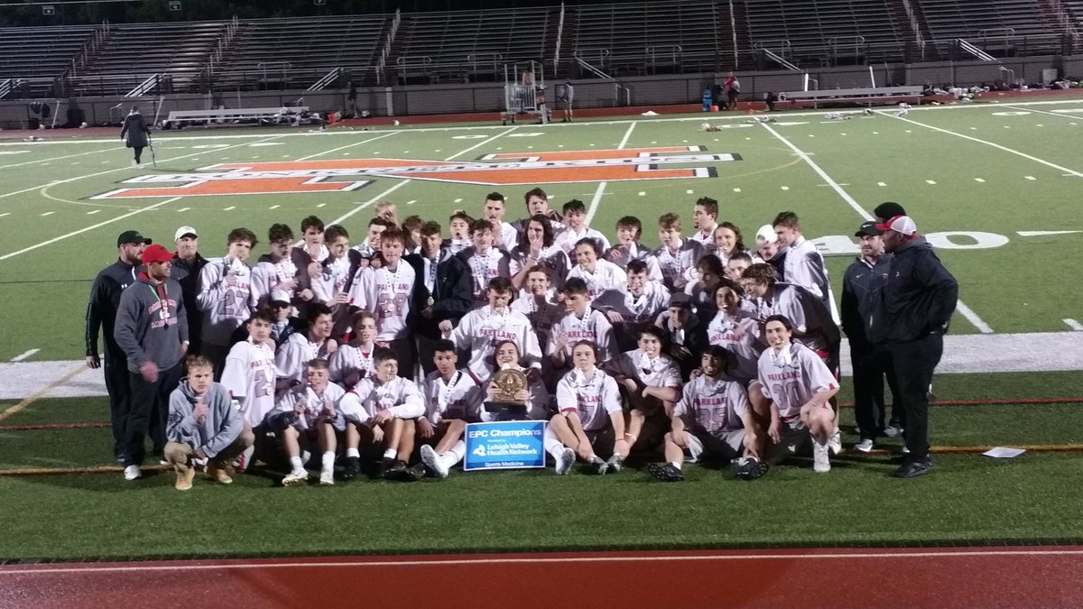 Lesrah3's tweet photo. Congratulations Dylan and the Parkland lacrosse team on your EPC championship win. Such a great group of boys.  Good luck at districts. . https://t.co/UtXCcCOIMH