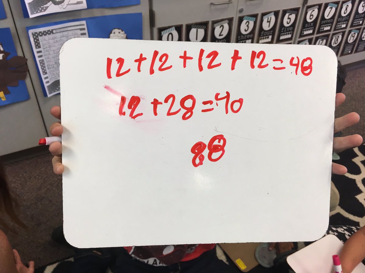 MrsHein1's tweet image. Had a great time trying your garden gate problem in @LaceybRowland first grade class today. Thanks for sharing @BHenigSME Loved seeing the different ways Ss approached the problem. #TOESmath