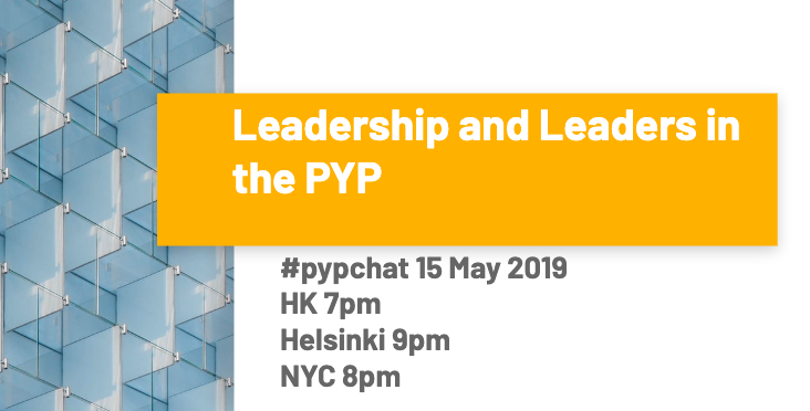 Please join us TODAY for #pypchat as we discuss Leadership and Leaders in the <a href="/ibpyp/">IB PYP</a>. We hope to see you there!
