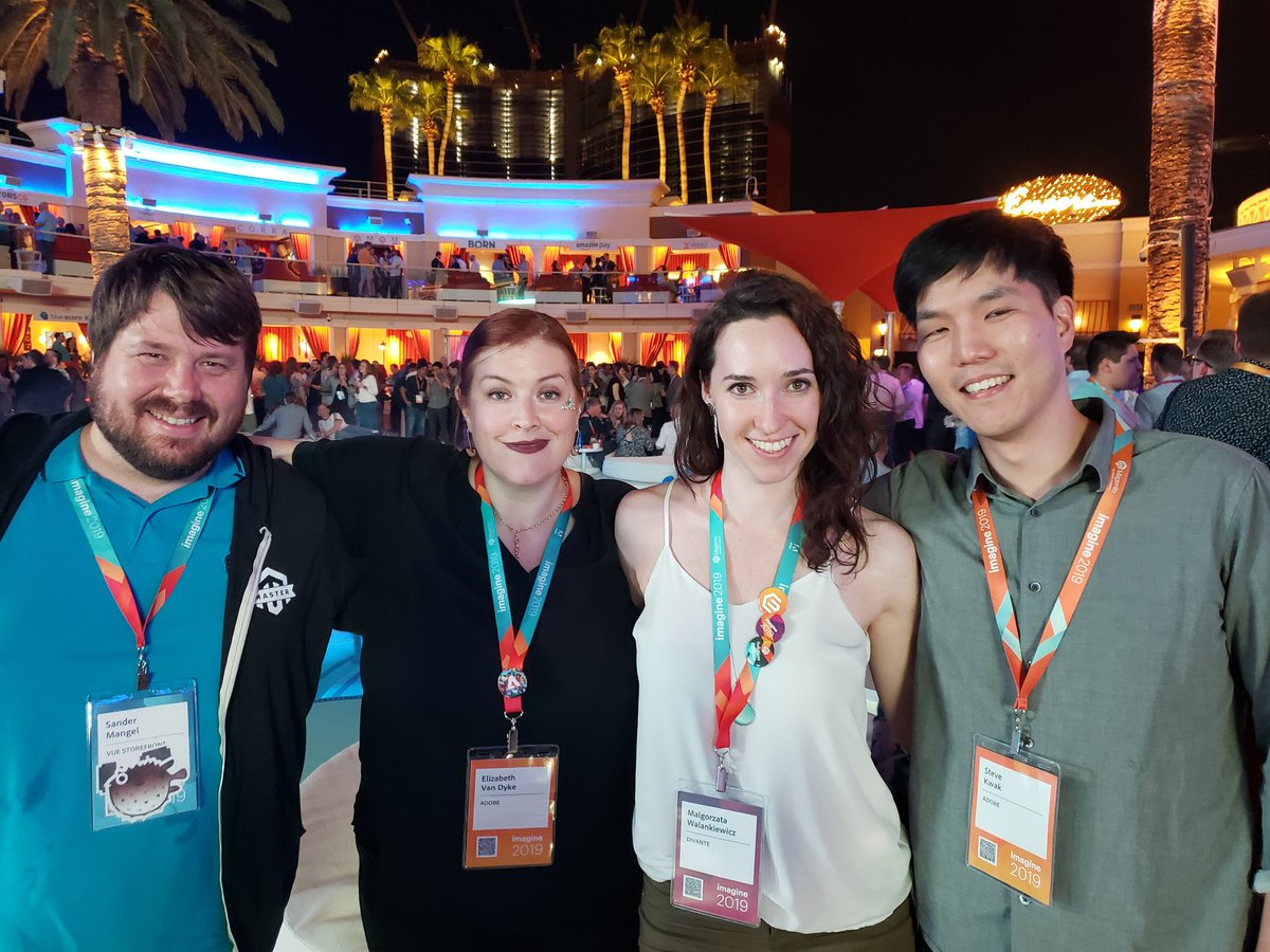 AdobeCommerce's tweet image. #MagentoMasters spotting at #MagentoImagine @sandermangel @guido