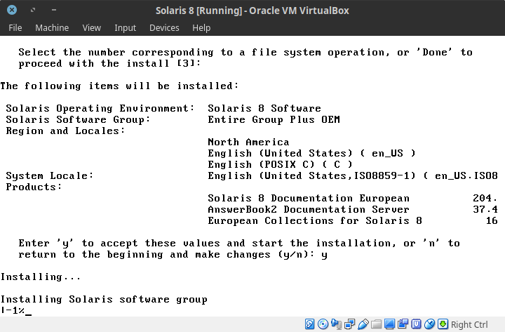 crford's tweet photo. When was the last time you installed Solaris just to prove a point? It's been a while. I actually kinda miss the ole bird. #SVR4 #solaris #unix #goodoledays #imisssun #fuckoracle https://t.co/J16KAYfOLX