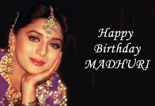 Happy birthday madhuri dixit ji. 