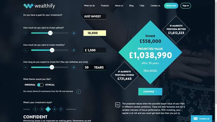 DJone01's tweet photo. Worked out on @wealthify_com that using rental income from a 3 bedroom house that yields a yearly income of £18,000 from £1,500 per calendar month, #investment on stock markets over 3 decades could bring in over £1 million - #Wealthify Regular Account - https://t.co/BlL2dr48Jf https://t.co/8joZXfHUKS