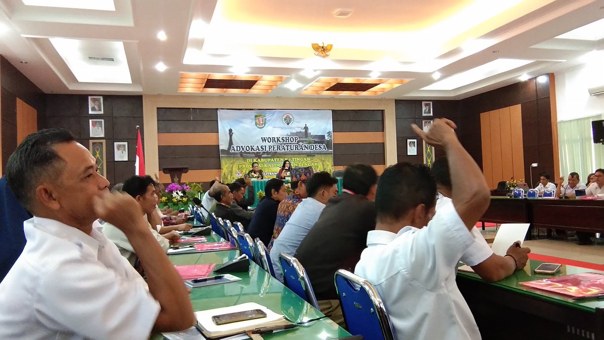 Workshop advokasi peraturan desa