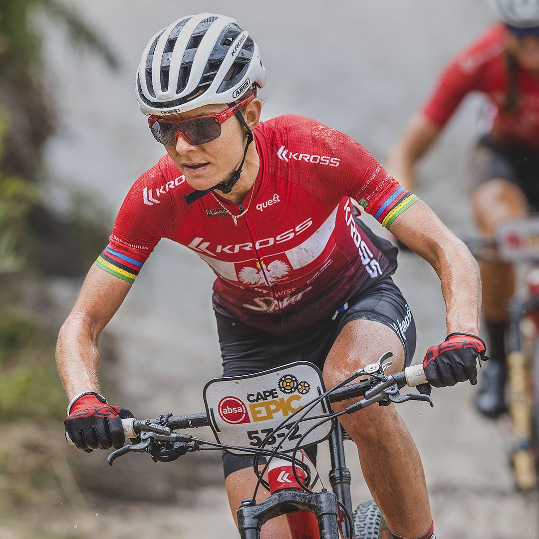 What a champion, Maja Wloszczowska!  2x Olympic  Silver medalist, XCO World Champion, European Champion, Cape Epic Stage  Winner and many more!  #worldchampion #champion #winner #mtblife