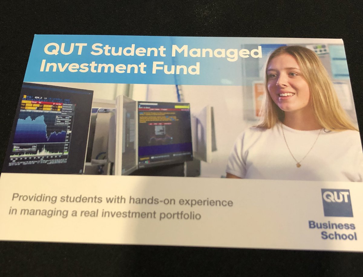 ProfBarrett's tweet photo. #QUTGivingDay starts now! Our @QUTBusiness Student Managed Investment Fund needs support. A great tool for learning with returns to the #QUTLPF https://t.co/qYJMEhNJcl