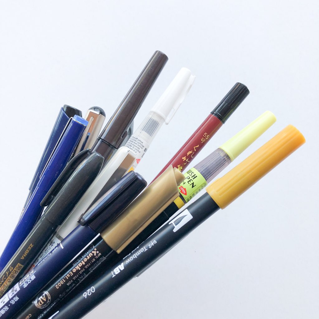 We can’t get enough! Can you? #BrushPens
